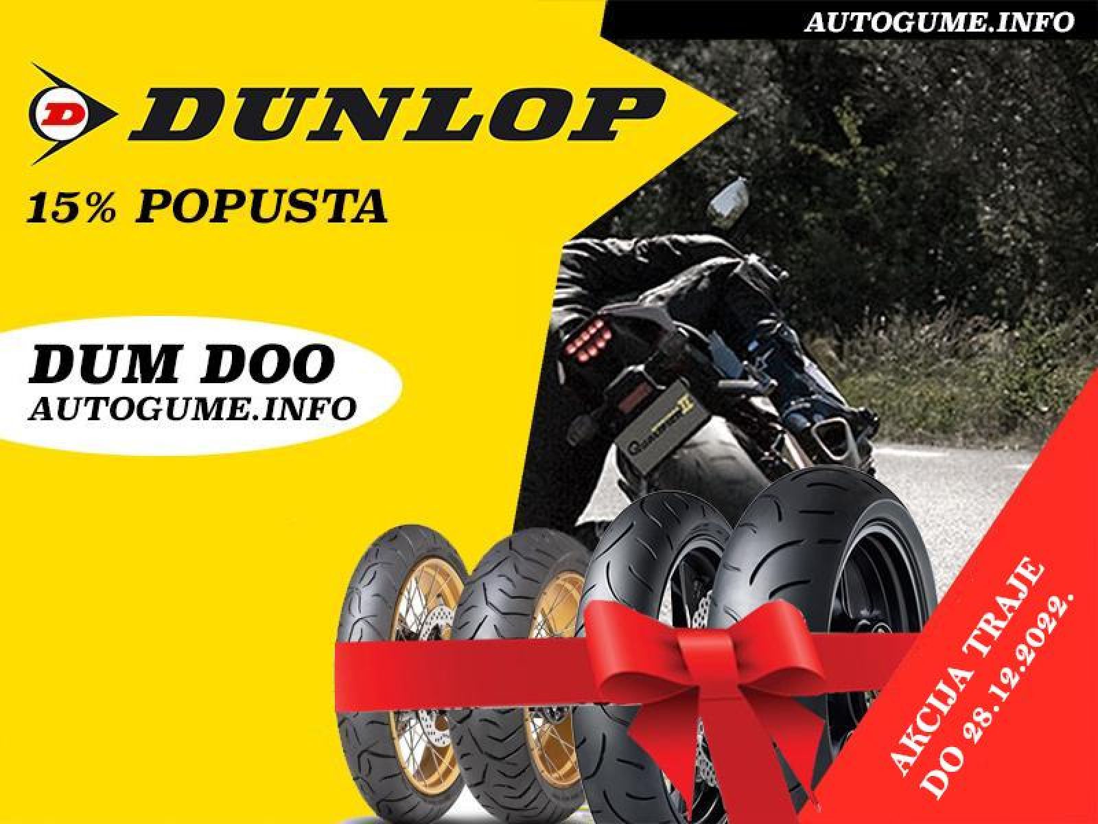 Novogodišnji popust na Dunlop moto i skuter program!