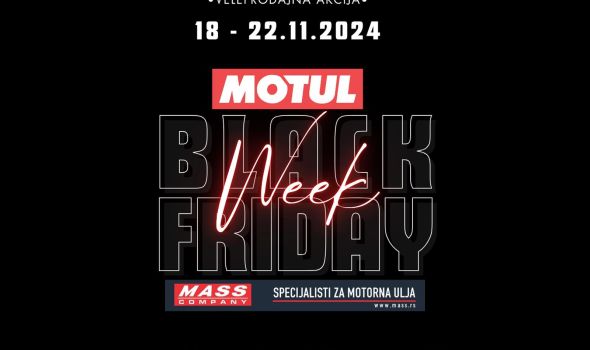 Black Friday akcija na Motul proizvode u Mass Company